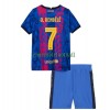 Maillot de Supporter FC Barcelone Ousmane Dembele 7 Troisième 2021-22 Pour Enfant